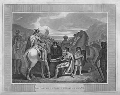 ランカスターがリチャード2世に罪を宣告、1838年 作： Unbekannt