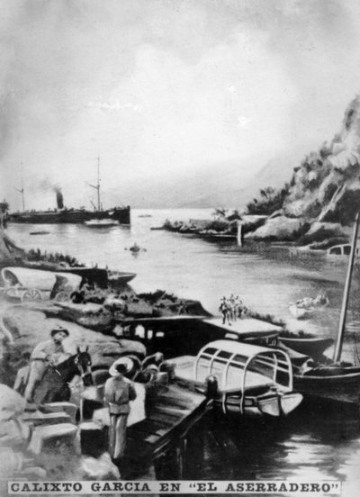 カリックスガルシア将軍の上陸、1890年、1910年代 作： Unbekannt