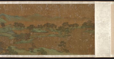 青と緑の風景、明王朝または清王朝、17 ～ 18 世紀。 作： Unbekannt