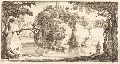 風景画、1635 年以降。 作： Unbekannt