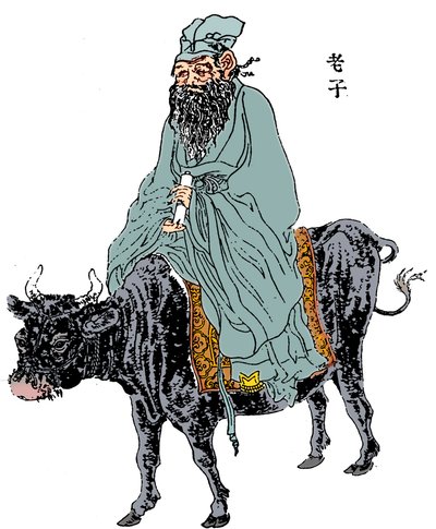 19世紀後半の古代中国の哲学者、道教のインスピレーションである老子 作： Unbekannt