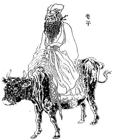 19世紀後半の古代中国の哲学者、道教のインスピレーションである老子 作： Unbekannt