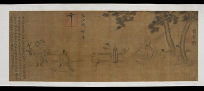 16～17世紀の明朝の写本を届ける老子。 作： Unbekannt