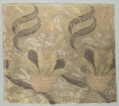 大きな花のモチーフ、1830年から1899年。 作： Unbekannt
