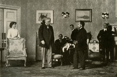 ストライフのラストシーン、1909、1928。 作： Unbekannt