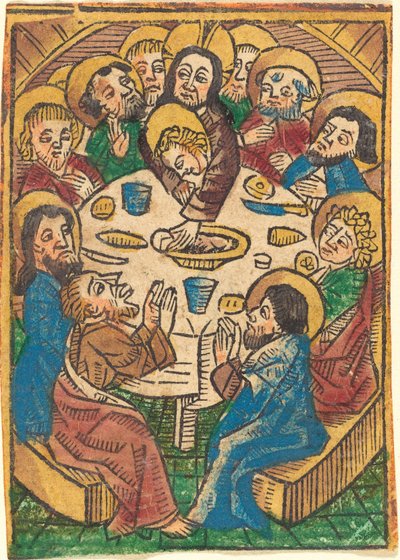 最後の晩餐、c。 1490年。 作： Unbekannt