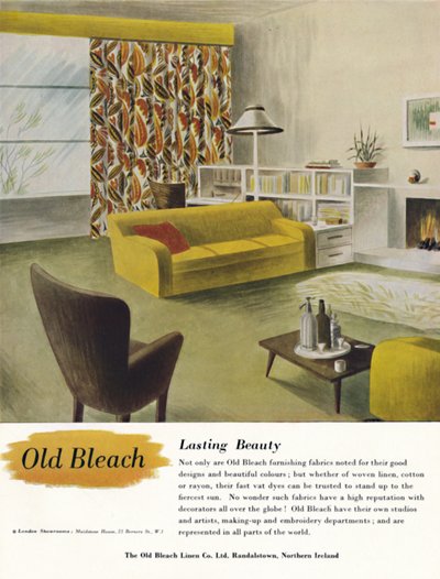 持続的な美しさ-Old Bleach Linen Co.広告、c1945 作： Unbekannt