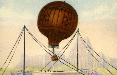 モンゴルフィエブラザーズバルーンの発売、1783年6月、1932年6月。 作： Unbekannt