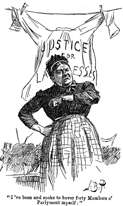 Laundressesストライキ、1891年 作： Unbekannt