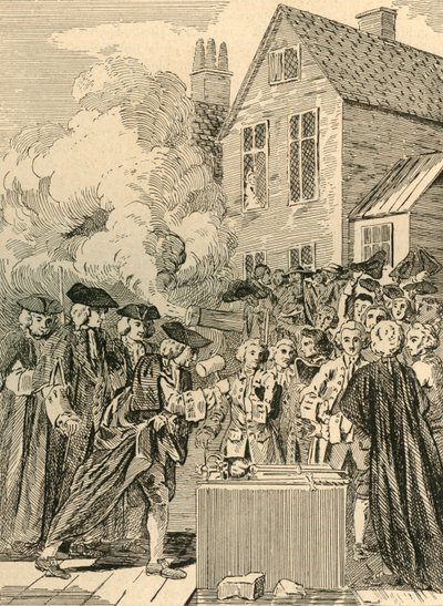 ブラックフライアーズブリッジの基礎石を敷設、1760年、1897年。 作： Unbekannt