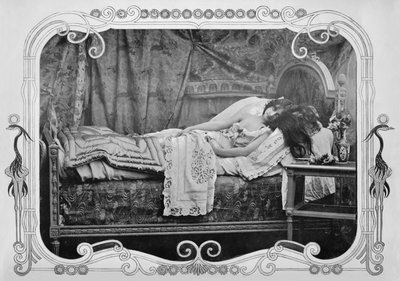 最後の夢、1900 作： Unbekannt