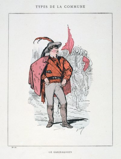 ルガリバルディエン、パリコミューン、1871年。 作： Unbekannt