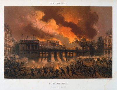 ルパレロワイヤル、パリコミューン、1871年5月24日 作： Unbekannt