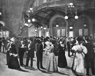 Theatre Du Vaudeville-契約期間中、1900 作： Unbekannt