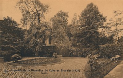 1927年ブリュッセルのキューバ共和国の遺産-ジャルダン、c1927 作： Unbekannt