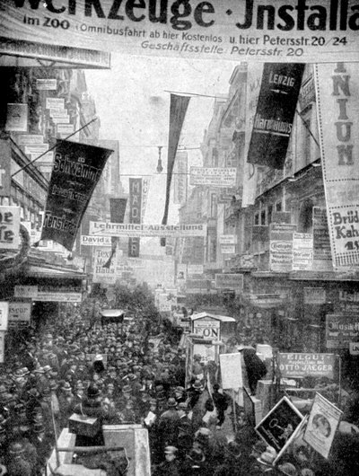 ライプツィヒの素晴らしい広告パレード、ライプツィヒ、ドイツ、1922 作： Unbekannt