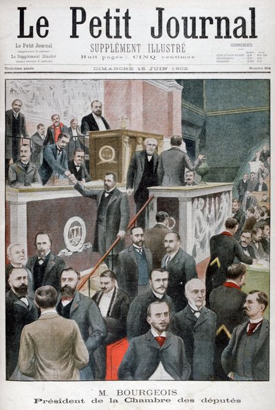 レオンブルジョワ、下院議長、1902 作： Unbekannt