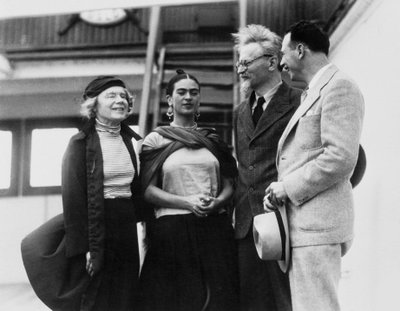 レオントロツキーと妻のナタリアセドヴァ、メキシコのアーティストフリーダカーロ、1937年 作： Unbekannt