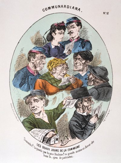 コミューンの美しい日、1871 作： Unbekannt