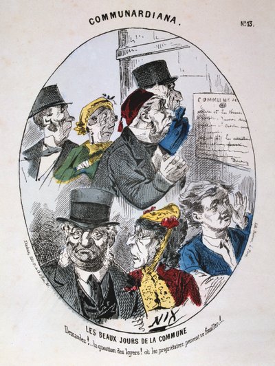 コミューンの美しい日、1871 作： Unbekannt