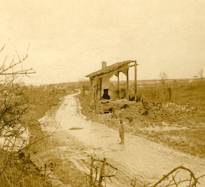 Les Hurlus、フランス北部、c1914-c1918 作： Unbekannt