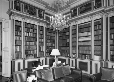 図書館、英国大使館ホテル・ド・チャロスト 39 Rue de Faubourg Saint Honore、パリ、フランス、1964 作： Unbekannt