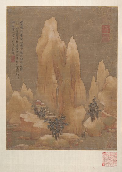 峠の小雪。 作： Unbekannt