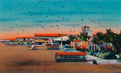 リンドバーグフィールドと管理棟。カリフォルニア州サンディエゴ、c1941 作： Unbekannt