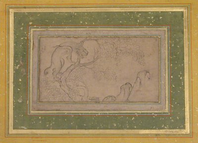風景の中の獅子林、16 世紀後半。 作： Unbekannt