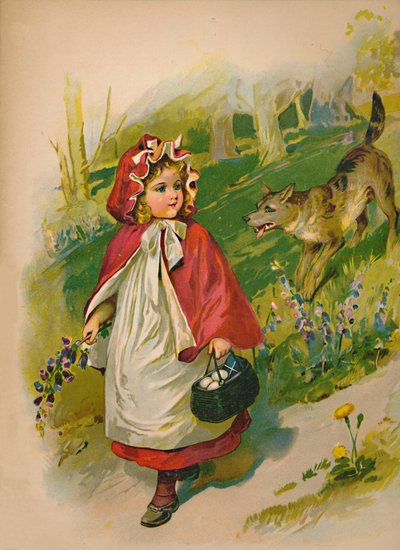 赤ずきん、1903 作： Unbekannt