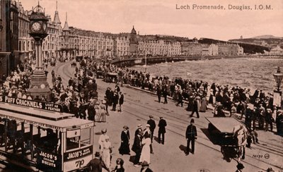 湖の遊歩道、ダグラス、マン島、c1920 作： Unbekannt