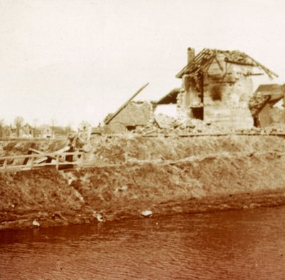 ロックキーパーの家、Nieuwpoort、フランダース、ベルギー、c1914-c1918 作： Unbekannt