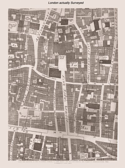 ロンドン実測調査、1886 作： Unbekannt