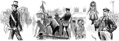 ロンドンドッカーズストライキ、1889年9月 作： Unbekannt