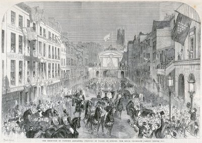 アレクサンドラ王女へのロンドンの歓迎、1863年 作： Unbekannt