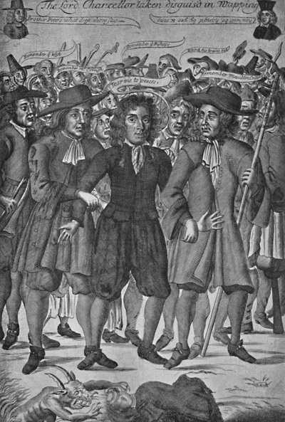 ワッピングで撮影されたジェフリーズ首相、1688年、1903年 作： Unbekannt