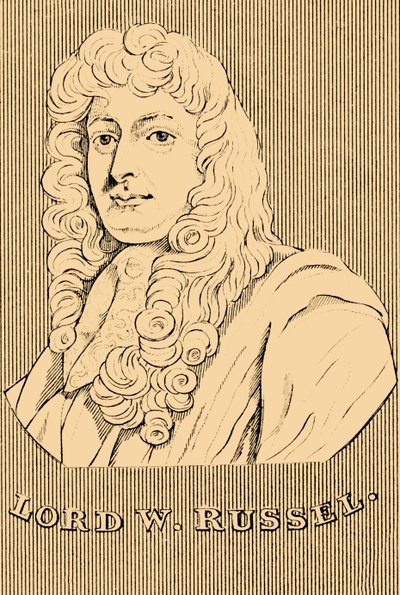 W・ラッセル卿、1639-1683、1830。 作： Unbekannt