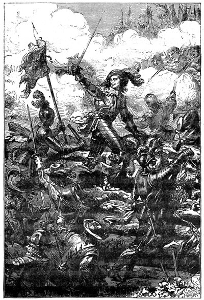 ルイ2世、ブルボン、フライブルクの戦いでのプリンスドコンデ、1898年 作： Unbekannt