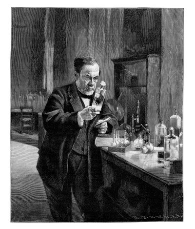 ルイパスツール、19世紀フランスの微生物学者および化学者、1900年 作： Unbekannt
