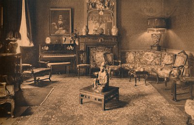1927年、ベルギーのブリュッセルにあるキューバ大使館のルイ14世の部屋。 作： Unbekannt
