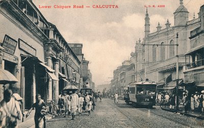 ローワーチットポアロード-カルカッタ、c1910 作： Unbekannt