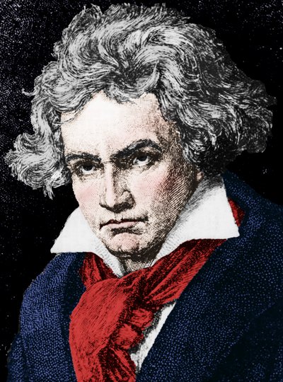 ルートヴィヒファンベートーベン1770-1827、19世紀ドイツの作曲家、ピアニスト 作： Unbekannt