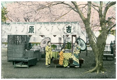 1904年に日本の公園のランチスタンド 作： Unbekannt