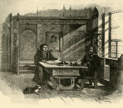 Luther and Melanchthon、c1500-1520、1890。 作： Unbekannt