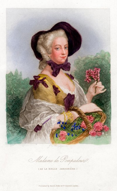 マダムドポンパドール、c1740-1800 作： Unbekannt