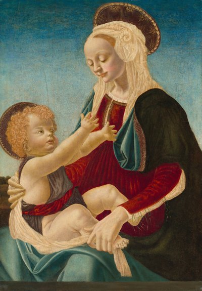 マドンナと子供、c。 14701480。 作： Unbekannt