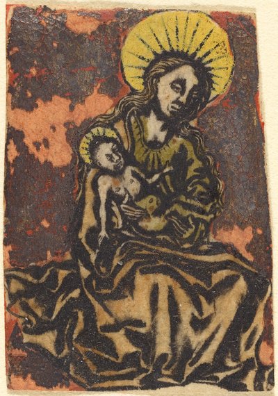 マドンナと子供、c。 1480年。 作： Unbekannt