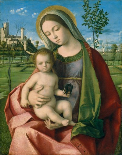 マドンナと子供、ca。 1510。 作： Unbekannt
