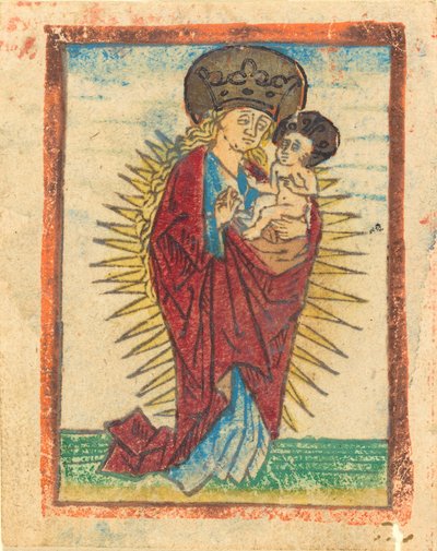 マドンナとチャイルド・イン・ア・グローリー、c。 1475年。 作： Unbekannt