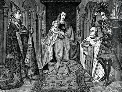 マドンナと子供、キヤノンジョリスファンデルパエレ、1436年、1870年 作： Unbekannt